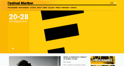 Desktop Screenshot of festivalmaribor.si