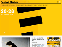 Tablet Screenshot of festivalmaribor.si
